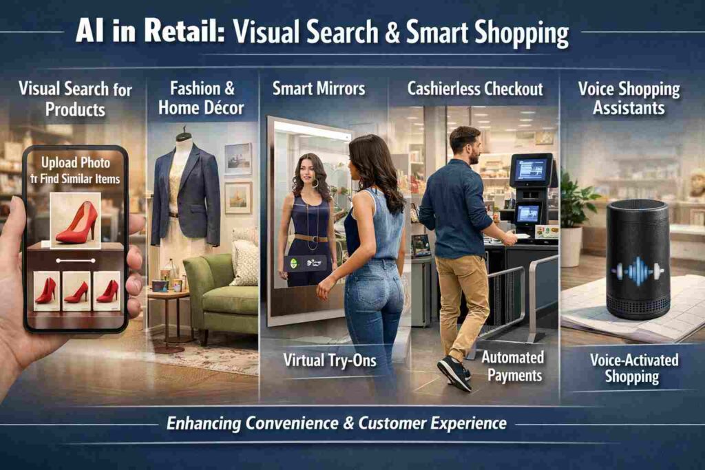 AI in Retail for Visual Search and Smart Shopping