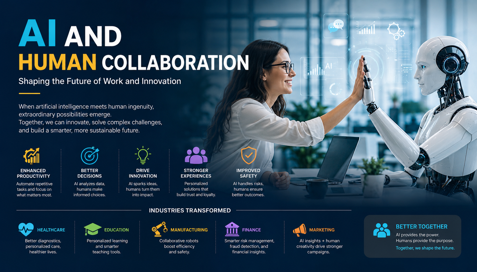 AI and Human Collaboration: Shaping the Future of Work and Innovation