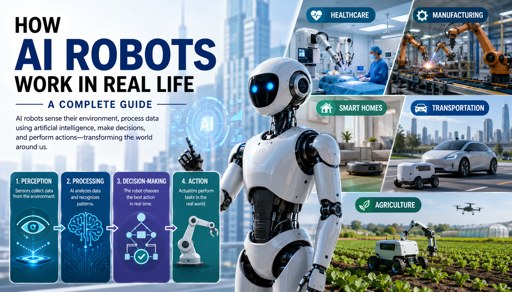 How AI Robots Work in Real Life: A Complete Guide